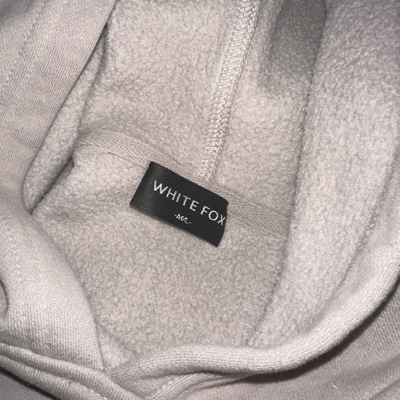 White Fox Boutique Offstage Hoodie & Sweatpants Joggers Moon size M/L - Picture 5 of 7